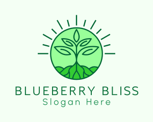 Farming Plant Cultivation logo design