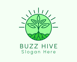 Farming Plant Cultivation logo design