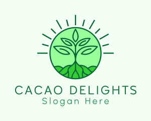 Farming Plant Cultivation logo design