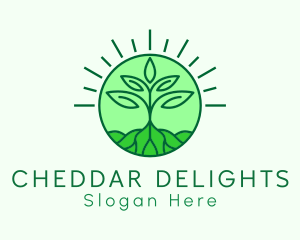 Farming Plant Cultivation logo design