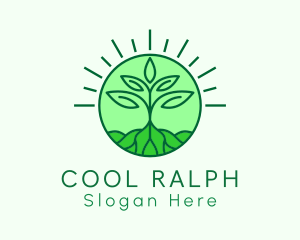 Farming Plant Cultivation logo design