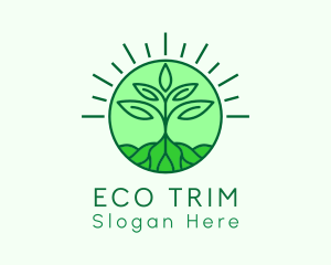 Farming Plant Cultivation logo design