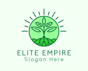 Farming Plant Cultivation logo design