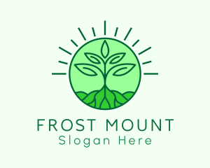 Farming Plant Cultivation logo design