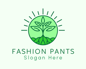 Farming Plant Cultivation logo design