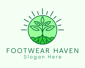 Farming Plant Cultivation logo design