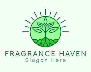 Farming Plant Cultivation logo design