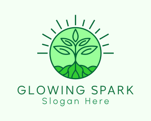 Farming Plant Cultivation logo design