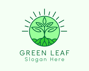 Botany - Farming Plant Cultivation logo design