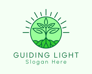 Farming Plant Cultivation logo design