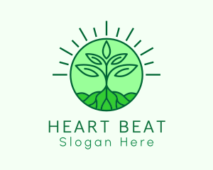 Farming Plant Cultivation logo design