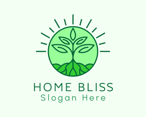 Farming Plant Cultivation logo design