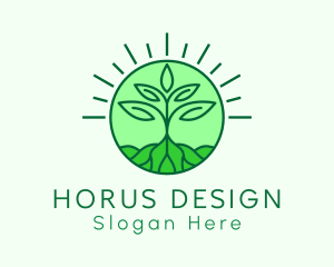 Farming Plant Cultivation logo design