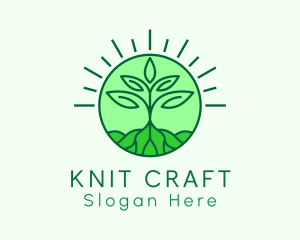 Farming Plant Cultivation logo design