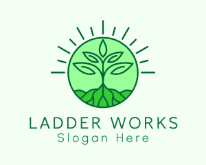 Farming Plant Cultivation logo design