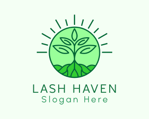 Farming Plant Cultivation logo design