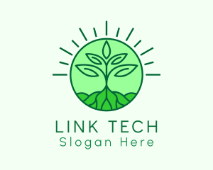 Farming Plant Cultivation logo design