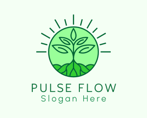 Farming Plant Cultivation logo design