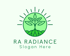 Farming Plant Cultivation logo design