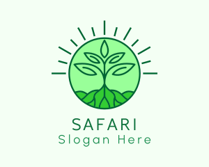 Farming Plant Cultivation logo design