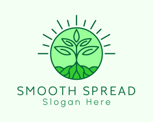 Farming Plant Cultivation logo design