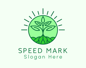 Farming Plant Cultivation logo design