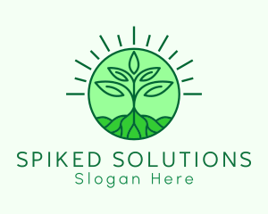 Farming Plant Cultivation logo design