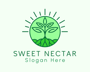 Farming Plant Cultivation logo design