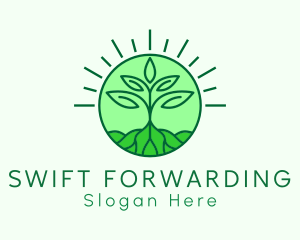 Farming Plant Cultivation logo design