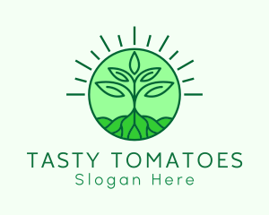 Farming Plant Cultivation logo design