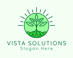 Farming Plant Cultivation logo design