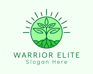 Farming Plant Cultivation logo design