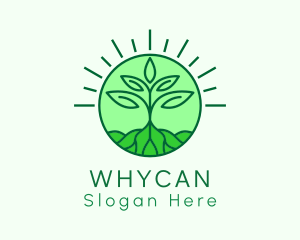 Farming Plant Cultivation logo design