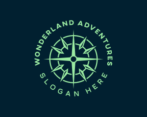 Compass Exploration Navigation logo design