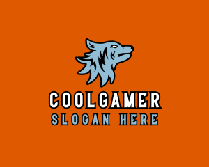 Game Stream - Wolf Esports Gamer logo design