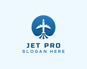 Airplane Jet Flight logo design