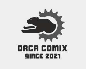 Car Repair Shop - Mechanical Gear Puma logo design