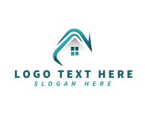 Housing - Roofing House Builder logo design
