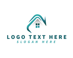 Window - Roofing House Builder logo design