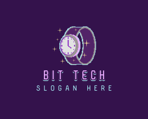 Bit - Watch Pixel Gadget logo design