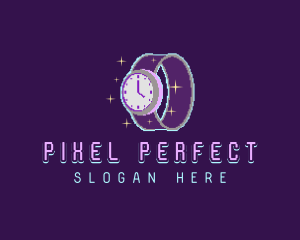 Watch Pixel Gadget logo design