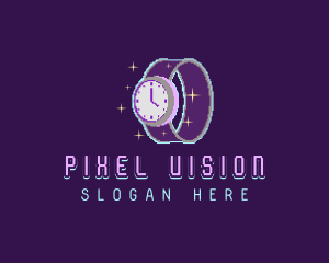 Watch Pixel Gadget logo design