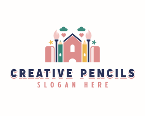 Kindergarten Daycare Education logo design