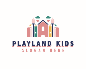 Kindergarten Daycare Education logo design