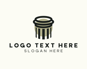 Investor - Legal Column Pillar logo design