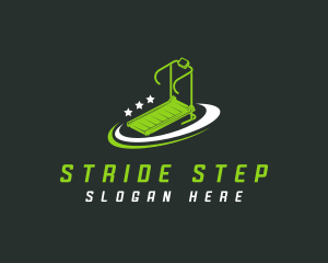 Walking - Fitness Gym Treadmill logo design