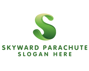 Eco Organic Letter S logo design