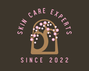 Sakura Branch Massage logo design