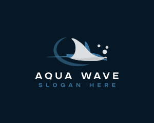 Oceanic - Aquarium  Zoo Stingray logo design
