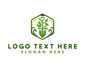 Landscaping Tool - Maintenance Shovel Landscaping logo design